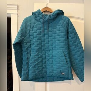 Mountains Hardware Stretchdown Light Pullover Hoodie. NWOT. Medium